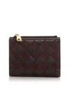 Bottega Veneta Small Intrecciato Leather And Suede Snap Bifold Wallet In Brown