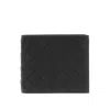Bottega Veneta Men Leather Wallet With Intrecciato Motif In Black