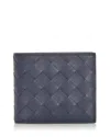 Bottega Veneta Piccolo Bi-fold Wallet In Intrecciato Leather
