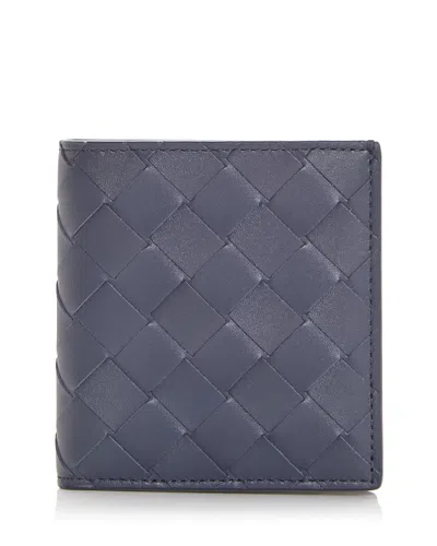 Bottega Veneta Intrecciato Leather Bifold Wallet In Black