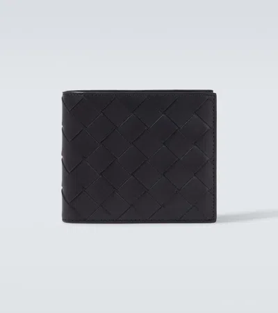 BOTTEGA VENETA INTRECCIATO LEATHER BIFOLD WALLET