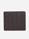Bottega Veneta Intrecciato Leather Bifold Wallet In Fondant-silver