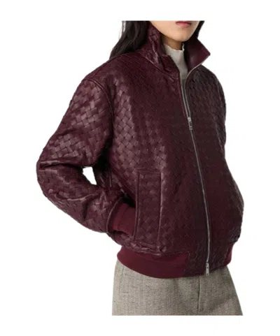 Bottega Veneta Intrecciato Leather Blouson