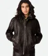 Bottega Veneta Intrecciato Leather Blouson