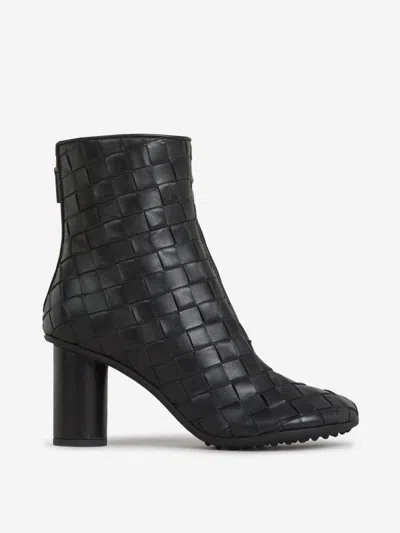 BOTTEGA VENETA BOTTEGA VENETA INTRECCIATO LEATHER BOOTS