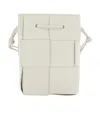 Bottega Veneta Intrecciato Leather Bucket Bag In White