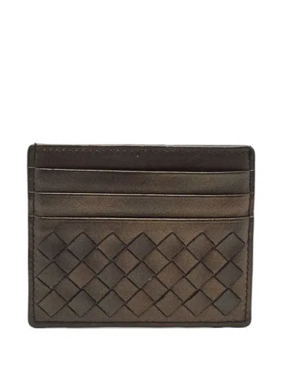 Pre-owned Bottega Veneta Intrecciato Leather Cardholder