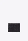 Bottega Veneta Intrecciato Leather Bi-fold Wallet In Black