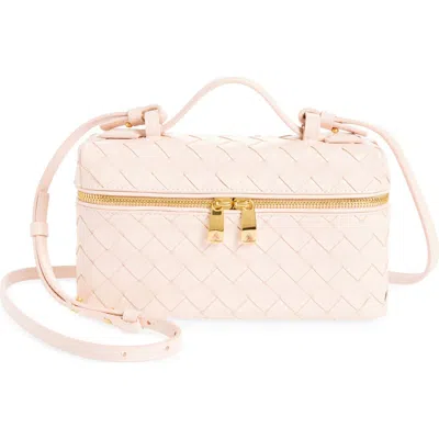 BOTTEGA VENETA BOTTEGA VENETA INTRECCIATO LEATHER CONVERTIBLE VANITY CASE