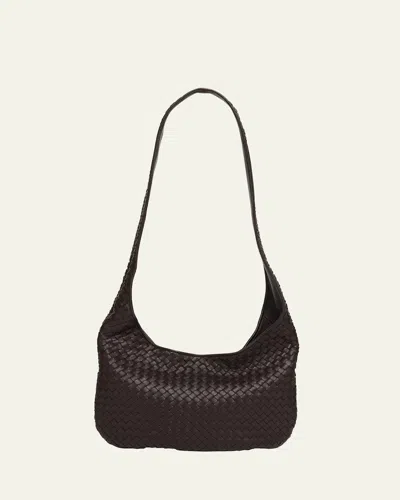 BOTTEGA VENETA INTRECCIATO LEATHER CROSSBODY BAG