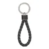 BOTTEGA VENETA BOTTEGA VENETA INTRECCIATO LEATHER KEYRING