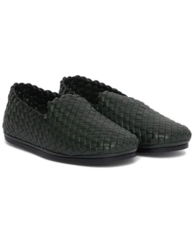 Bottega Veneta Intrecciato Leather Loafer In Black