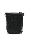 Bottega Veneta Intrecciato Leather Messenger Bag