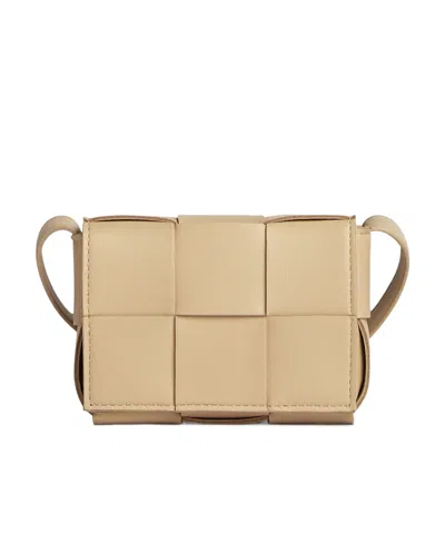 Bottega Veneta Intrecciato Leather Mini Bag In Nude