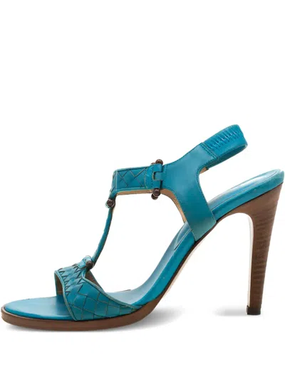 Pre-owned Bottega Veneta Intrecciato Leather Sandals