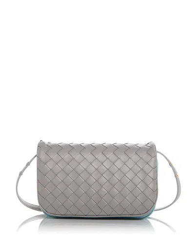 BOTTEGA VENETA INTRECCIATO LEATHER SHOULDER BAG