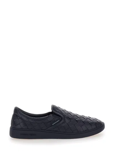 BOTTEGA VENETA INTRECCIATO LEATHER SNEAKERS