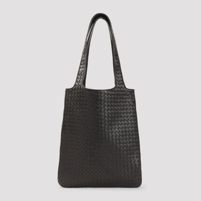 Bottega Veneta Intrecciato Leather Tote Handbag For Unisex, W35cm H39cm D5cm In Brown