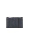 Bottega Veneta Intrecciato Leather Wallet In Blue