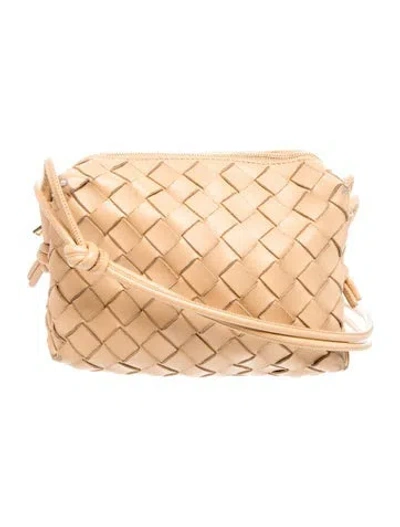 Pre-owned Bottega Veneta Intrecciato Loop Mini In Neutral