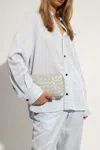 Bottega Veneta ‘intrecciato Medium' Clutch In Grey