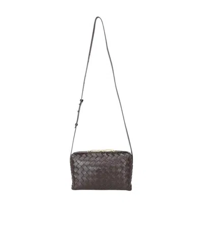 Bottega Veneta Intrecciato Mini Bag In Brown