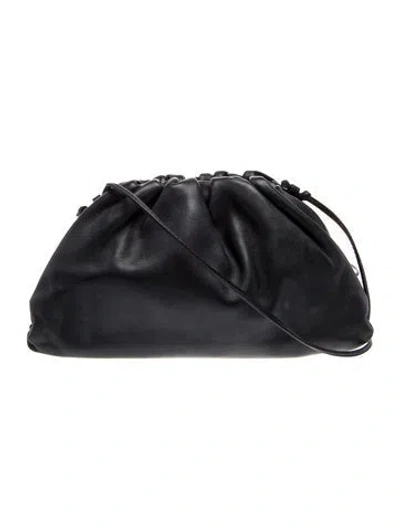 Pre-owned Bottega Veneta Intrecciato Mini Pouch In Black