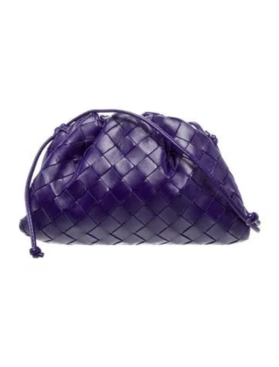 Pre-owned Bottega Veneta Intrecciato Mini Pouch Mini 2023 In Purple