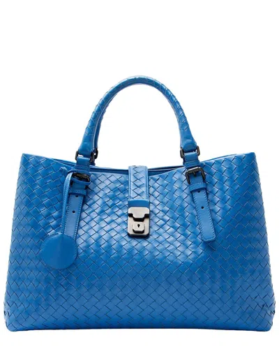 Bottega Veneta Intrecciato Nappa Roma Medium Satchel (authentic Pre-loved)