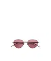 Bottega Veneta Intrecciato Panthos Sunglasses In Neutral