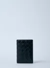 Bottega Veneta Women Intrecciato Passport Case In Black