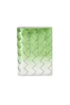 Bottega Veneta Intrecciato Passport Case In Silver & Fresh Mint
