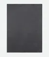 Bottega Veneta Intrecciato Patch Blanket In Grey/black