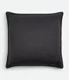Bottega Veneta Intrecciato Patch Cushion In Grey/black