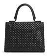 Bottega Veneta Intrecciato Patti Top-handle Bag In Black