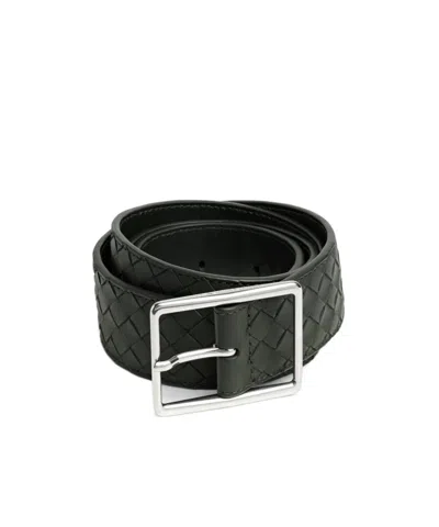 Bottega Veneta Intrecciato Piccolo Belt In Green
