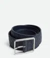 Bottega Veneta Ceinture Intrecciato Piccolo In Space