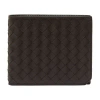 Bottega Veneta Intrecciato Piccolo Bi-fold Wallet In Brown