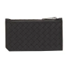 Bottega Veneta Intrecciato Piccolo Cardholder In Black