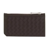 Bottega Veneta Intrecciato Piccolo Cardholder In Brown