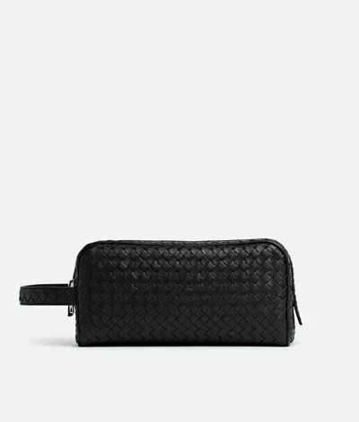 Bottega Veneta Bottega  Veneta Intrecciato Piccolo Travel Pouch In Black