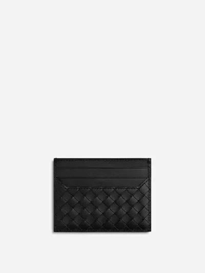 Bottega Veneta Intreciato Piccolo Card Holder In Made Of Calfskin