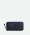 Bottega Veneta Intrecciato Piccolo Portemonnaie Mit Umlaufendem Zip In Space