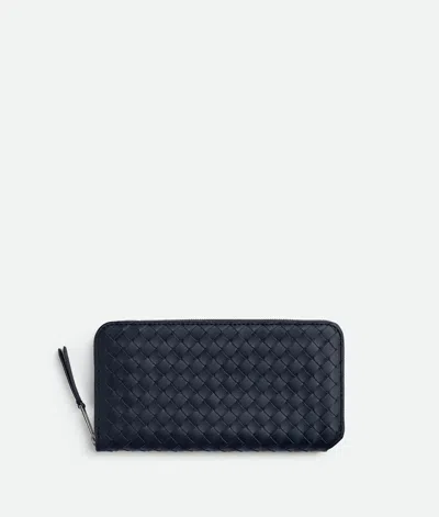 Bottega Veneta Intrecciato Piccolo Portemonnaie Mit Umlaufendem Zip In Space