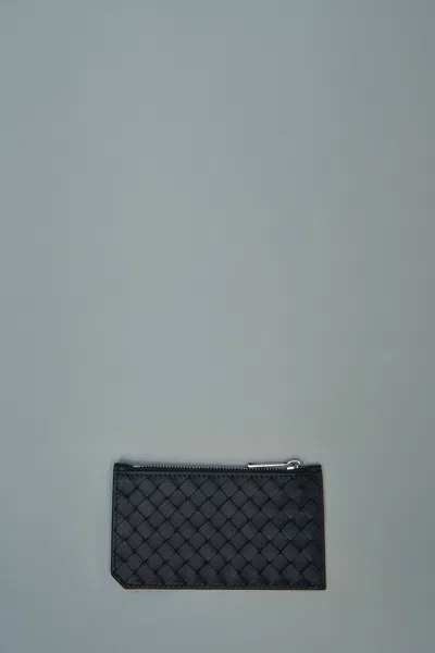 BOTTEGA VENETA INTRECCIATO PICCOLO ZIPPED CARD CASE