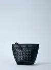 Bottega Veneta Intrecciato Pouch In Black