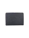 Bottega Veneta Woven Pouch In Black  