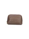 Bottega Veneta Half Moon Medium Intrecciato Leather Pouch In Brown