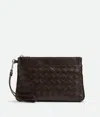 Bottega Veneta Intrecciato Prism Pouch In Fondant