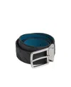 Bottega Veneta Intrecciato Reversible Belt In Black